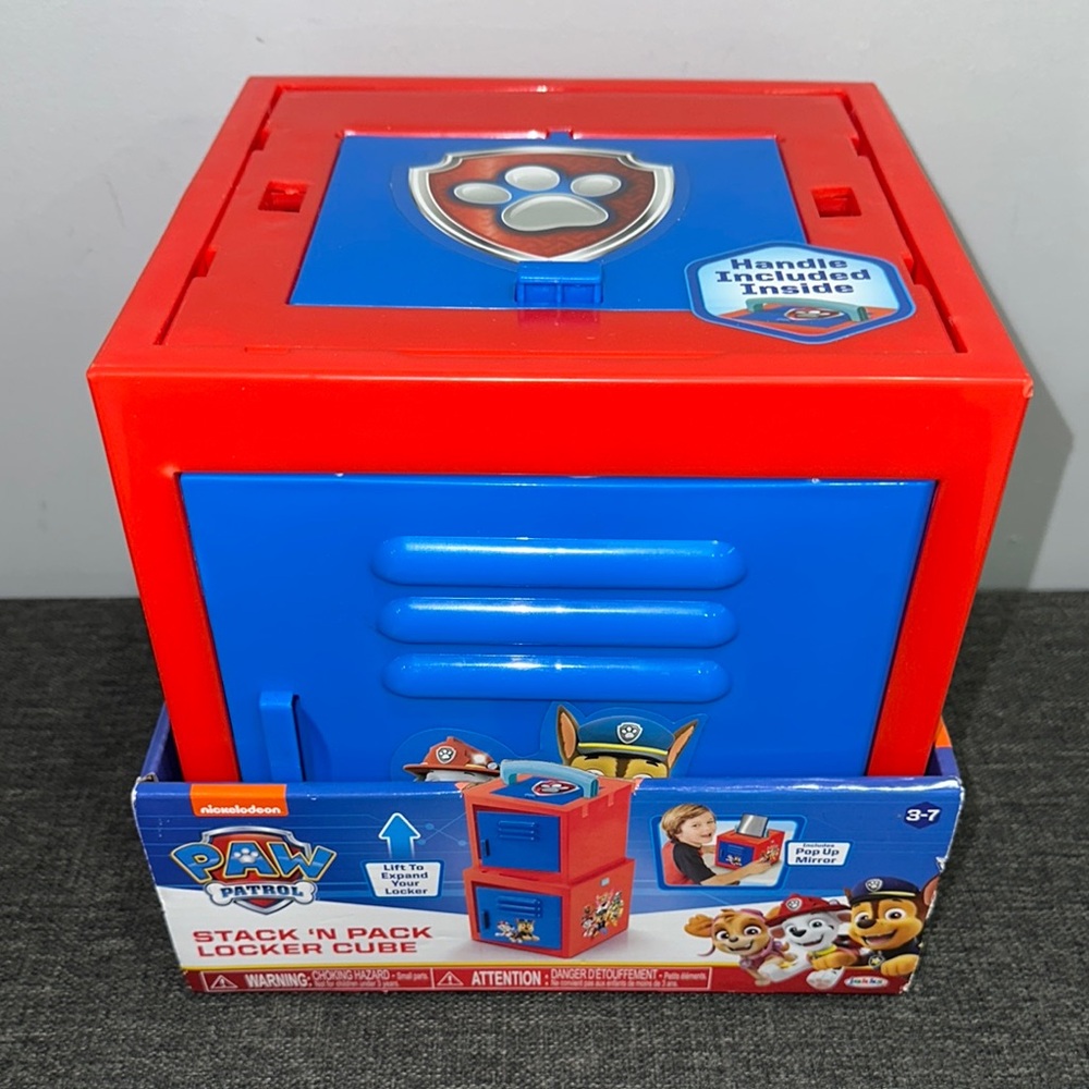 Paw Patrol Red and Blue Locker Cube